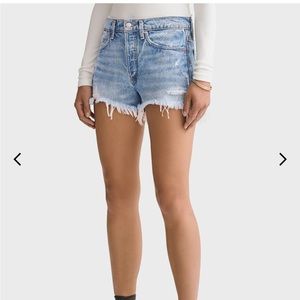 AGOLDE PARKER VINTAGE CUT OFF SHORTS